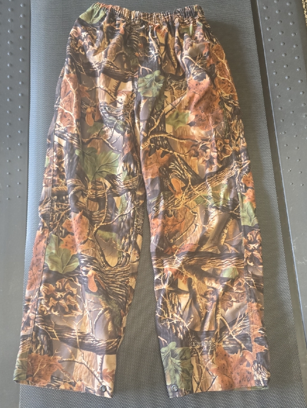 Ag Adriano Goldschmied Black and Green Drawstring Waist Pants